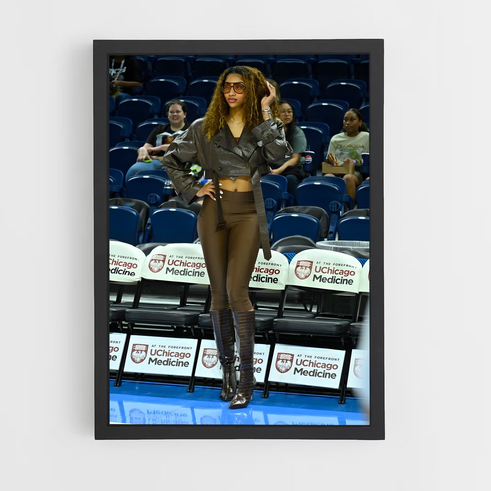 Poster Swoopes en Action – affiche Basketball (vue 2)